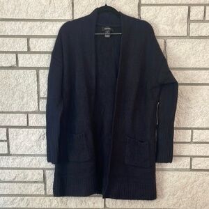 Karen Kane Black Open Front Cardigan